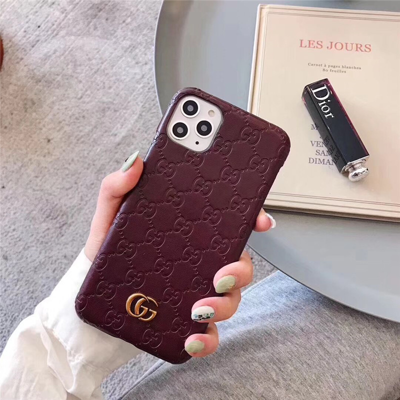 GUCCI グッチ iPhone11promax ケース グッチ iPhone15/15plusケース 型押し iphone11/11pro ケース