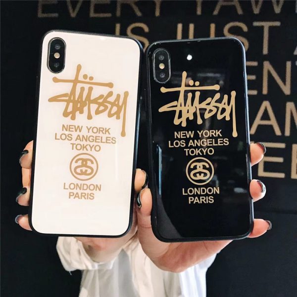 ステューシー iphone11 ガラス ケース 激安 stussy スマホケース iphone11pro 人気 iphone xs ケース かっこいい メンズ アイフォン xr ケース おしゃれ ブランド 携帯 カバー おすすめ