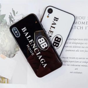 Alternative view of バレンシアガ iphone ガラス ケース パロディ アイフォン 11pro ケース ぺア 人気 balenciaga 携帯 ケース iPhone11 スマホカバー 海外セレブ iphonexsmax ケース シンプル iphone xr ケース 頑丈