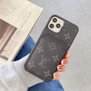 Alternative view of ヴィトン iphone12 ケース カード収納 背面 iphone11pro/11 ケース 芸能人 メンズ ルイヴィトン アイフォンケースxs xr ペア LV iphonexs maxカバー 革 おしゃれ ビトン スマホ ケース ビジネス