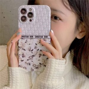 Alternative view of ディオール iphone13 ケース 花柄 dior風 アイフォン12pro/11pro max ケース お洒落 携帯ケース iphone11 女子 DIOR iphonexs/xr/se ケース 珍しい 可愛い アイフォンxs max 保護カバー 有名人 人気