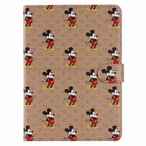 Alternative view of gucci ミッキー ipad pro 12.9 第二世代 ケース おしゃれ グッチ風 ipad mini4/5 保護カバー 高級 革 ipad6 ケース 頑丈 ブランドコピー アイパッド エアー ケース ブック型 カード収納