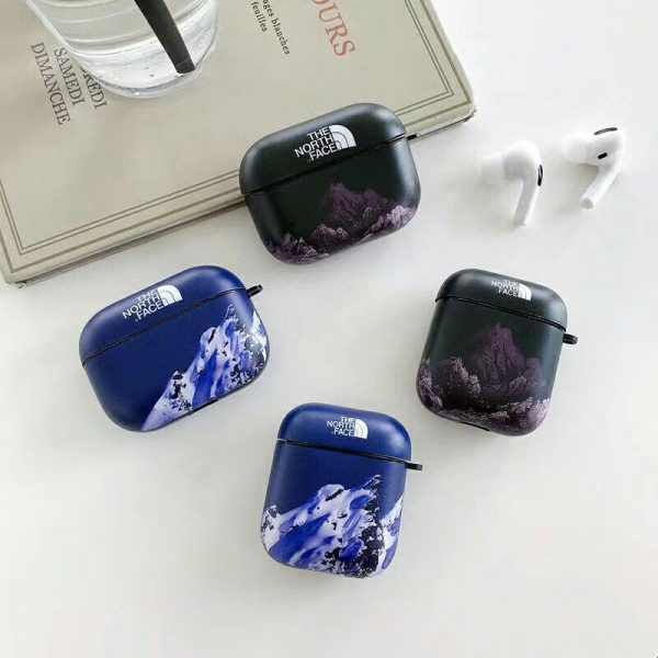 エアポッツ ケース ノースフェイス airpods 1/2世代 ケース かっこいい north face エアーポッズ プロ2ケース ブランド 人気 ワイヤレスイヤホン カバース 芸能人 air pods ケース 充電