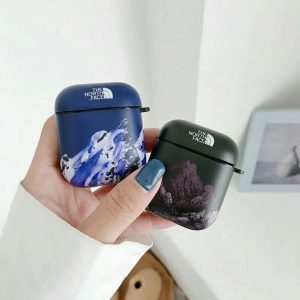 Alternative view of エアポッツ ケース ノースフェイス airpods 1/2世代 ケース かっこいい north face エアーポッズ プロ2ケース ブランド 人気 ワイヤレスイヤホン カバース 芸能人 air pods ケース 充電