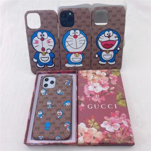 ドラえもんコラボ スマホケース14 おもしろ iphone13pro/12pro max ケース ドラえもん × グッチ アイフォン11pro/xs max 携帯カバー 芸能人 gucci 風 iphone11 iphone10r ケース 頑丈 可愛い