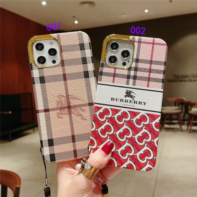 burberry スマホケース iphone16/15pro 大人っぽい バーバリー風