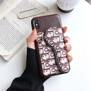 Alternative view of dior iphone13/13pro/14 ケース ディオール サドル iphone14promax/12mini ケース カード 収納 iphone11pro max ケース ペア 大人 アイフォンxs/xr カバー ブランド パロディ iphonese2/8plus ケース 有名人