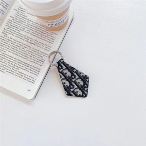Alternative view of ディオール エアタグ ケース おしゃれ Apple airtag キーホルダー dior オブリーク トラッカー 保護ケース 紛失防止 カラビナ付き Airtag アクセサリー ブランド小物
