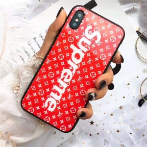Alternative view of シュプリーム ヴィトン iphone11pro maxケース ペア LV Supreme スマホケースxs/xr ガラス オシャレ アイフォンカバー おすすめ