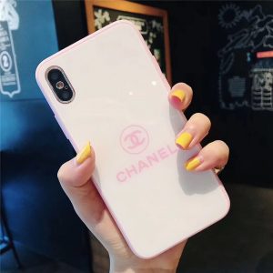 Alternative view of chanel iphoneケース ピンク かわいい アイフォンxs maxカバー 女子 シャネルパロディ スマホケース x/xs max お洒落 人気