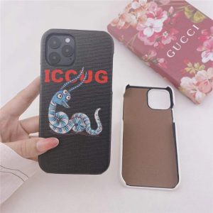 Alternative view of ばなにゃ×グッチ iphone13pro/12ケース フレイヤ・ハルタス iphone12pro maxケース おもしろ gucci アイフォン11pro max/xr/xs カバー キャラ 可愛い