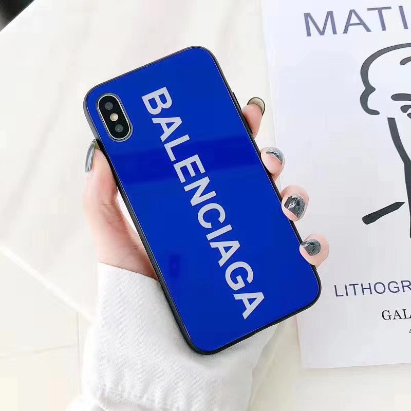 バレンシアガ スマホケース11 高校生愛用 iphone11pro ガラスケース 