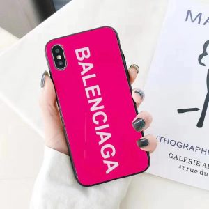 Alternative view of バレンシアガ スマホケース11 高校生愛用 iphone11pro ガラスケース カップル BALENCIAGAロゴ iphonex/8 保護カバー 激安