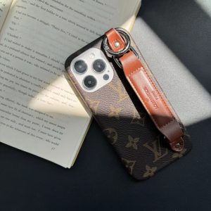 Alternative view of ハイブランド iphone16/16pro スマホケース バンド 付き lv iphone15pro max ケース 海外 セレブ メンズ アイフォン14/14pro/13 カバー カップル iphone12 レザーケース 安い