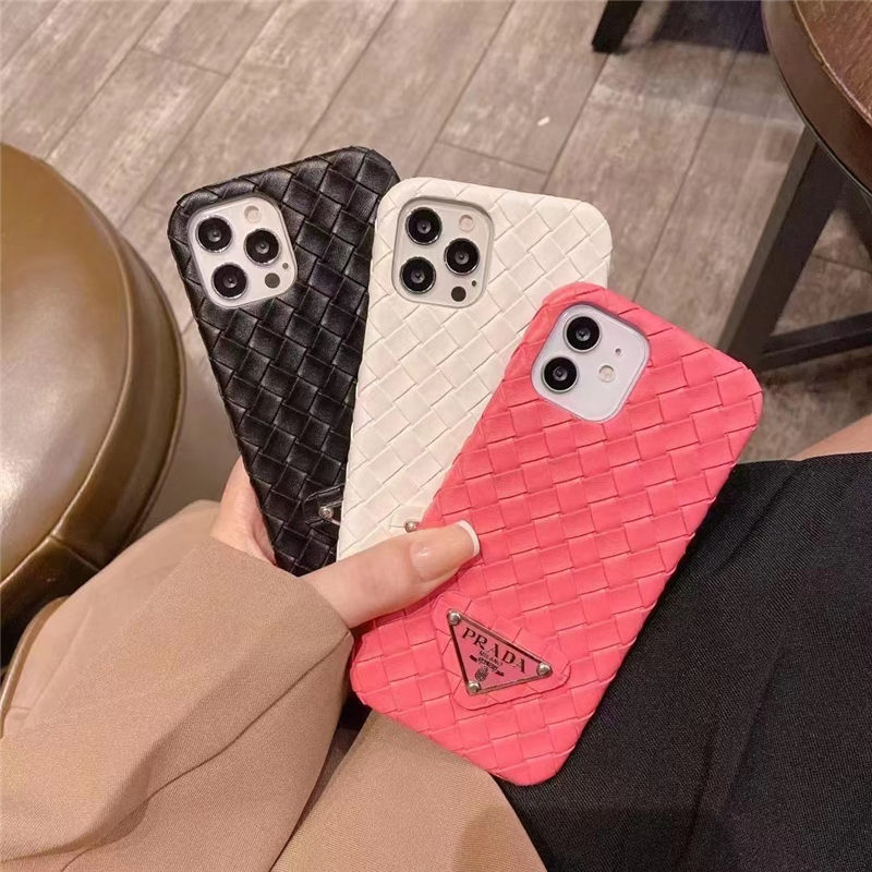 プラダ iphone13mini/13pro maxケース 編み込み prada iphone12
