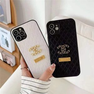 Alternative view of iphone15/15pro ケース シャネル 菱柄 アイフォン14pro max レザーケース 高級感 chanelパロディ iphone12pro/12/11 カバー 女性向け スマホケース iphone ケース 激安 安全