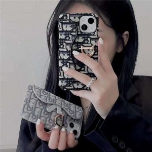 Alternative view of dior サドル iphone15proケース レディース パロディ iphone14/14proケース おしゃれ iphone13 ケース ハイブランド アイフォン11/x/xs カバー 大人 可愛い