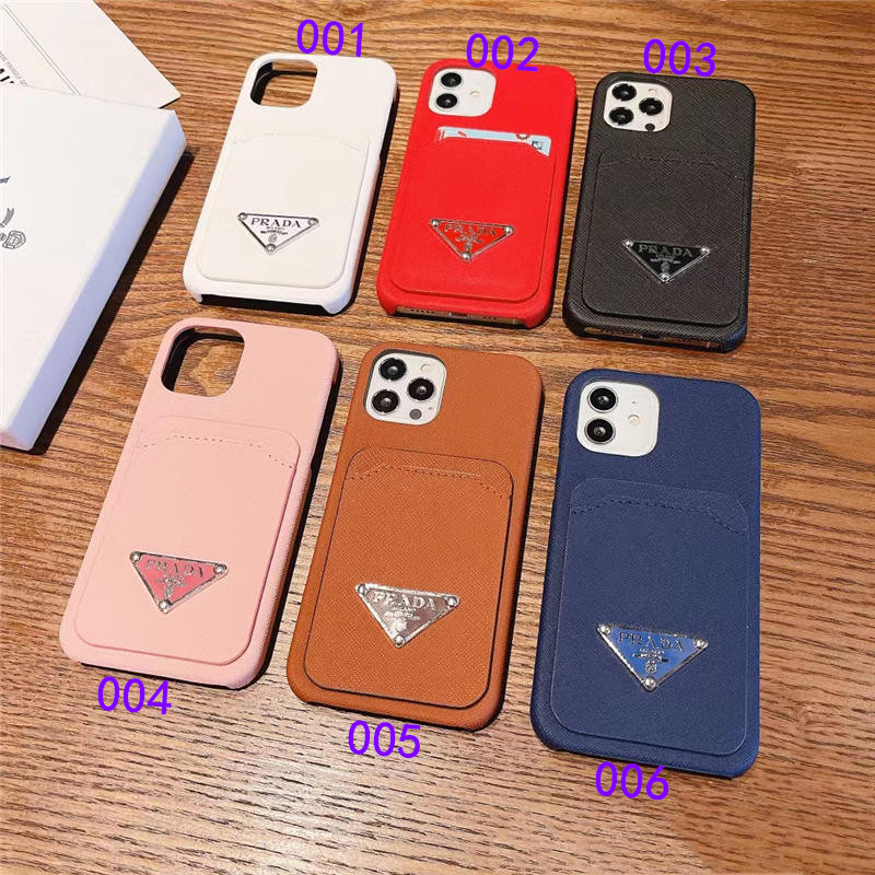 prada アイフォンケース13/13mini 革 プラダ iphone12 スマホケース ic 