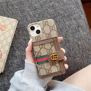 gucci風 iphone15/15pro max/14/13ケース 財布代わり グッチ