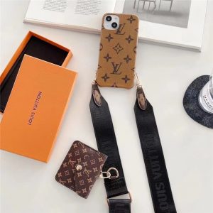 Alternative view of ルイヴィトン バンパー オン ストラップ iphone13/13pro maxケース ポーチ 付き iphoneケース12pro 海外セレブ アイフォン11/11promaxケース 斜めがけ おしゃれ