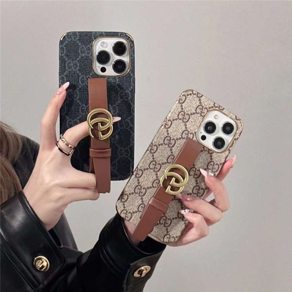gucci スマホケース グッチ風 iphone15/15promaxケース 落下防止 ベルト iphone13/12 ケース ブランド メンズ レディース