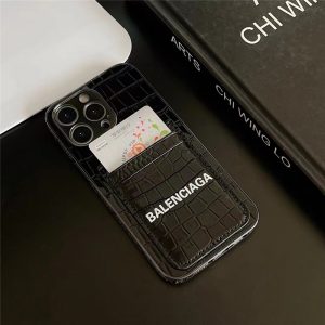 Alternative view of バレンシアガ iphone15/15proケース 新作 balenciagaスマホケース iphone14/14プロケース 背面 収納 ブランド iphone ケース かっこいい アイ フォン ケース ハイ ブランド
