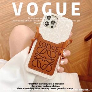 Alternative view of ロエベ iphone ケース ショルダー iphone16/16proケース loewe スマホショルダー ブランド 人気 iphone15/15proケース カード収納 iphoneケース 肩掛け