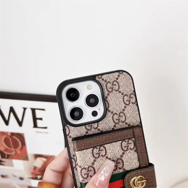 ち*ん様 【新品】GUCCIグッチGG iPhone15ケース 手帳型 すぐ届く グッチ GG iPhone 15 Pro ケース 手帳型 (GUCCI/iPhone