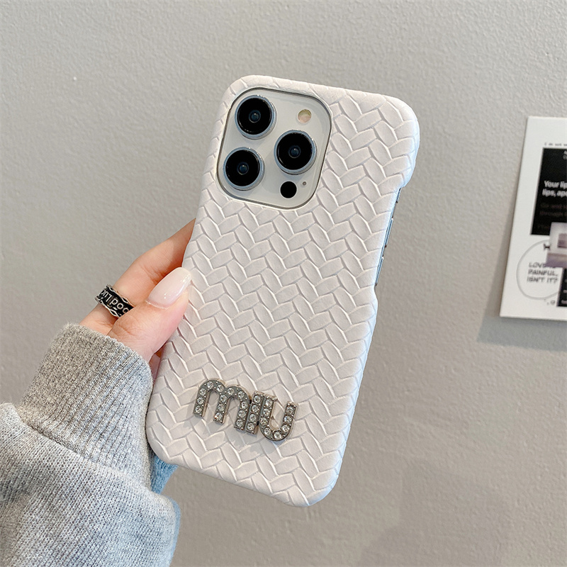 MIU MIU 黒 iPhone15ケース ミュウミュウ iPhone15/14 ProMaxケース マテラッセ風 MIUMIU