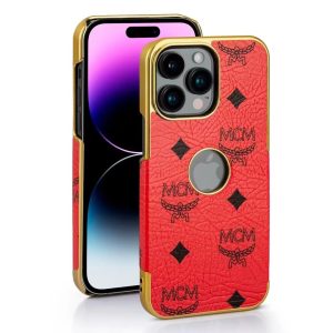 エムシーエム iphone15 ケース MCM ブランド iPhone14/13 ケース