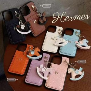 iphone17/17air ケース エルメス コピー iphone16e ケース ハイ ブランド エルメス 風 アイ フォン ケース カード 収納 iphone17pro/16proケース iphone16/15/14ケース チャーム ストラップ
