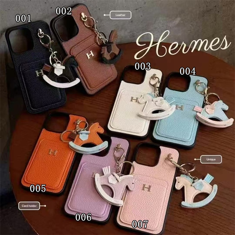 【上質な生地＊】HERMES ベージュ携帯ケース Pilophone ピロ フォンケース ブラウン[] Pillow Phone Case | エルメス