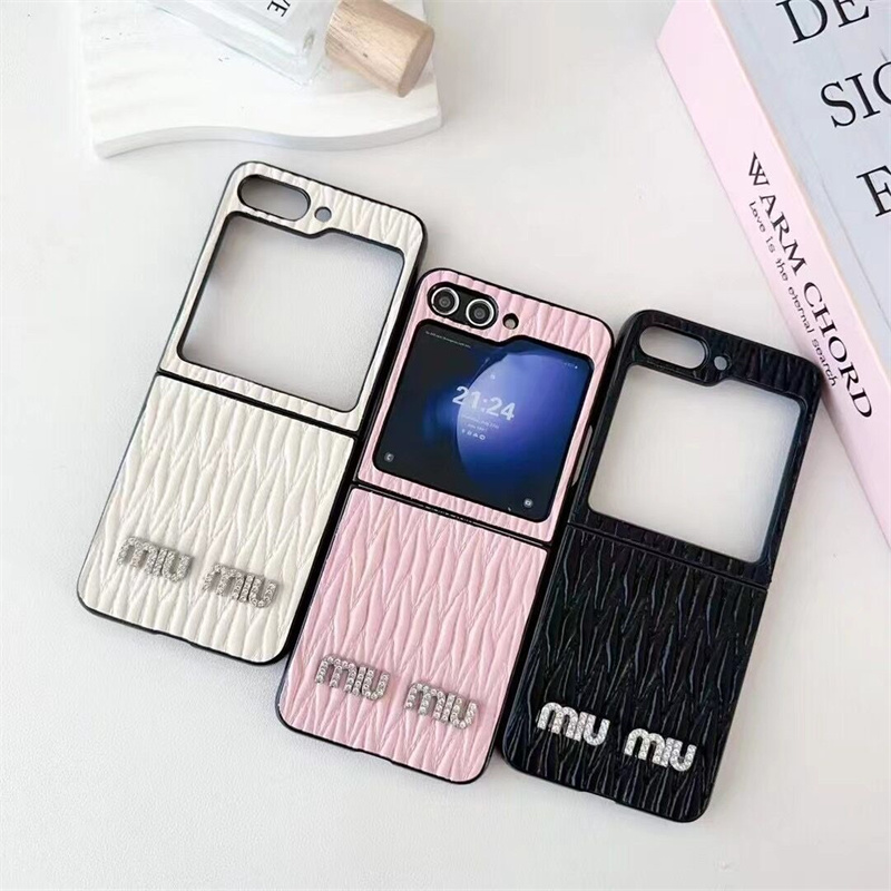 miumiu galaxy z flipケース ミュウミュウ galaxy z flip5 ケース