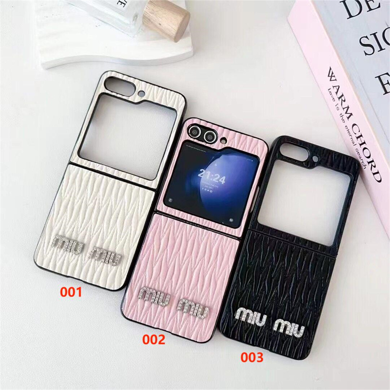 モバイルケース/カバー MIU MIU - miumiu miu miumiu ミュウミュウ 5ZH149-2F5X レザー カバーiPhone 13