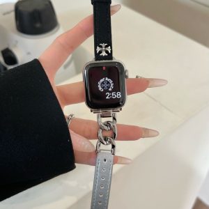 Alternative view of クロム ハーツ アップル ウォッチ バンド apple watch バンド 高級 ブランド 時計 バンド デニム apple watch チェーン ベルト