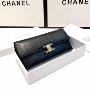 CELINE ネイビーデニム 長財布 保存袋付き CELINE ネイビーデニム 長財布 保存袋付き