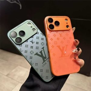 Alternative view of iphone17/16 ガラス ケース ルイヴィトン iphone17air/16plus/16pro ケース カメラ まで 保護 iphone お 揃い ケース ハイブランド スマホケース お 揃い カップル シンプル