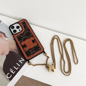 iphone16/16proケース celine iphone16promax ケース ショルダー