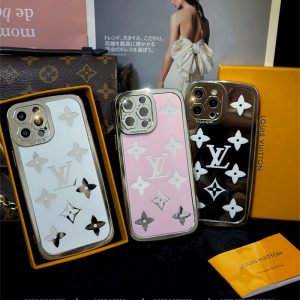 Alternative view of iphone15 ケース ハイブランド ヴィトン風 iphoneケース iphone ケース ルイヴィトン コピー iphone15ケース かわいい iphone15proケース メッキ