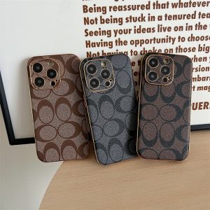 Alternative view of コーチ iphone16/15ケース ハイブランド スマホケース メンズ 携帯ケース ハイブランド 男性 iphone14/13ケース メッキ iphone12ケース コーチ パロディ