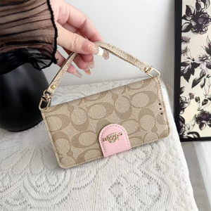 Alternative view of コーチ iphone17/16ケース 手帳型 iphone17pro/16pro ケース 手帳 型 ブランド レディース iphone16promax/15ケース ストラップ スマホ 手帳 型 ケース ブランド iphoneケース 財布 一体型 かわいい アイホン ケース