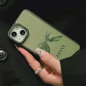Alternative view of キラキラ ストーン iphone16 ケース スマホケース gucci 風 iphone16pro ケース ブランド 安い かわいい アイホン ケース iphone15/14 ケース おしゃれ 韓国