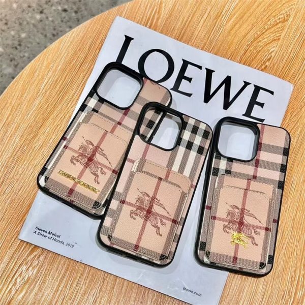 スマホケース バーバリー 風 iphone16 iphone16pro/16promax ケース カード 入れ ブランド iphone ケース ビジネス アイフォン15/14 ケース ハイブランド iphoneケース モテ る メンズ チェック柄 おしゃれ