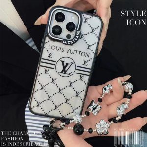 Alternative view of ブランド iphone16/16pro ケース レディース アイ フォン16promax ケース ストラップ 付き ヴィトン風 iphone ケース おしゃれ スマホケース ハイブランド iphone15/14/13ケース 人気 女子