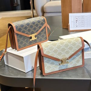 Alternative view of ショルダー バッグ ハイ ブランド エンベロップ トリオンフ ショルダーバッグ セリーヌ トリオンフ ショルダー 40 代 ショルダー バッグ 斜 めがけ ハイ ブランド セリーヌ ポシェット 人気