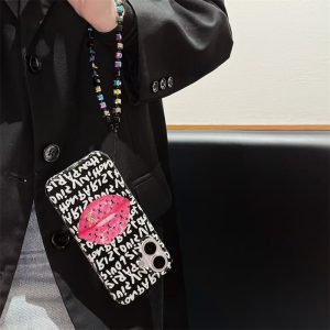 Alternative view of スマホケース ブランド おしゃれ iphone16/16pro ケース 人気 ブランド 女性 30 代 ヴィトン風 アイフォン15pro/15promaxケース iphone15/14/13 ケース 個性 的 ブランド スマホ ストラップ 付き ケース