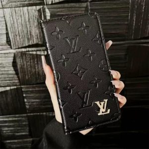 LOUIS VUITTON 黒 レザー ケース LOUIS VUITTON】ルイ・ヴィトン オーガナイザー ドゥ ポッシュ
