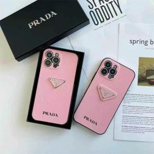 Alternative view of サフィ アーノ レザー iphone17 ケース プラダ 風 iphone17pro ケース スマホケース ピンク iphone16/16pro ケース 人気 ブランド 女性 30 代 革 製 アイ フォン ケース