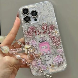 Alternative view of iphone16 ケース 人気 ブランド 女子 iphone16pro/15pro ケース ディオール iphone16promax ケース キラキラ ブランド スマホケース ストラップ 付き アイホン ケース 可愛い