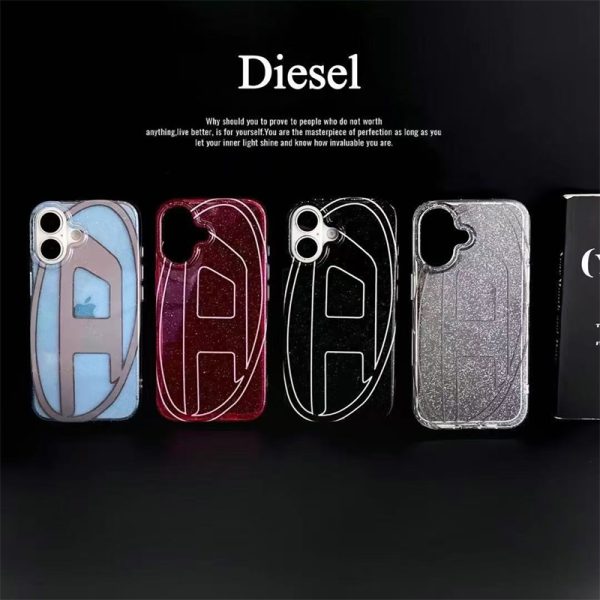 ディーゼル iphone16/16pro ケース diesel スマホケース iphone16promax ケース ブランド キラキラ おしゃれ スマホケース ブランド iphone15/14/13 ケース 人気 ブランド 女性